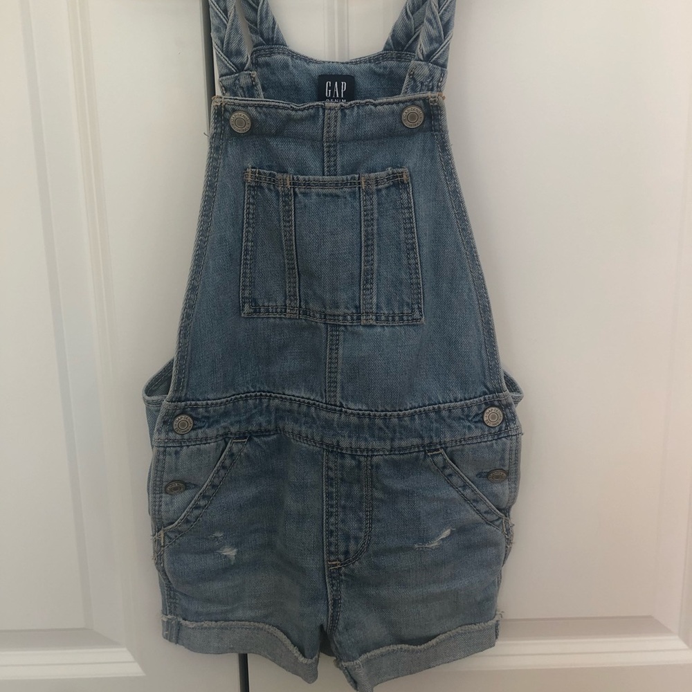 Gap girls denim overalls size 5T